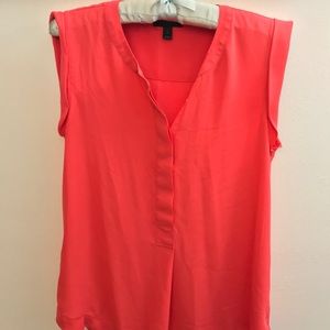 J. Crew Popover Sleeveless Blouse